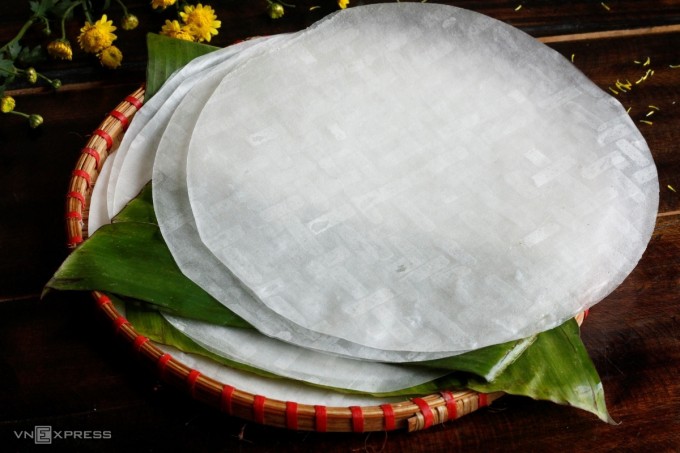 Vỏ bánh đa nem miền Bắc