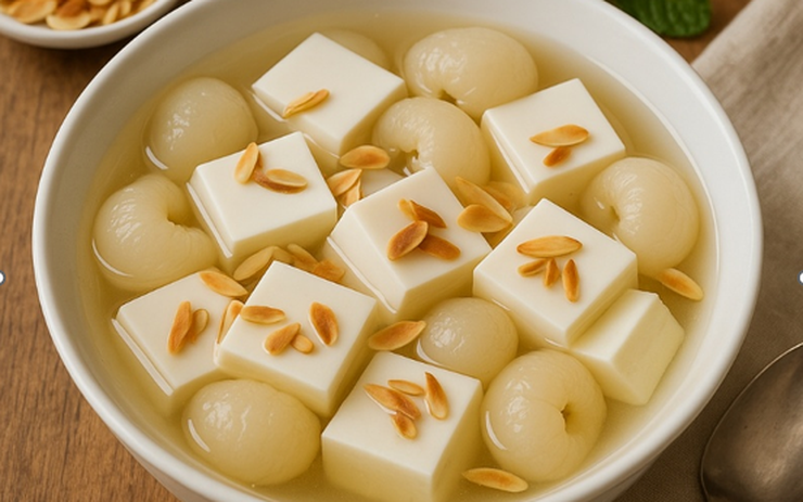 5 bước đơn giản tại nhà chinh phục món khúc bạch vải gây sốt cõi mạng hè 2025