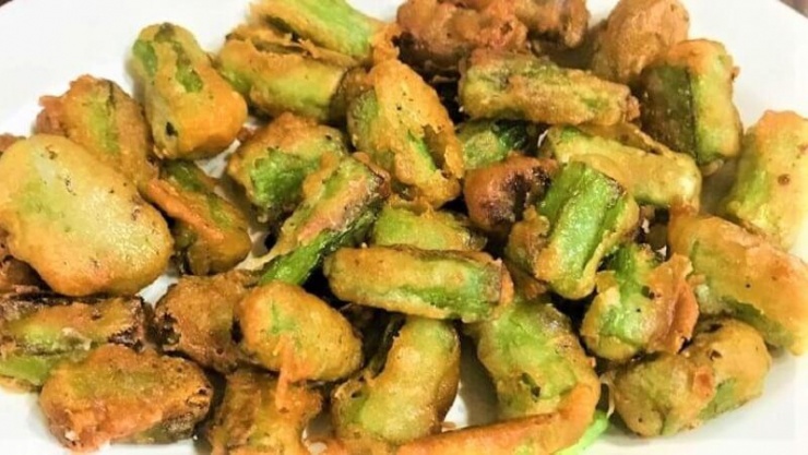 Đậu bắp chiên giòn