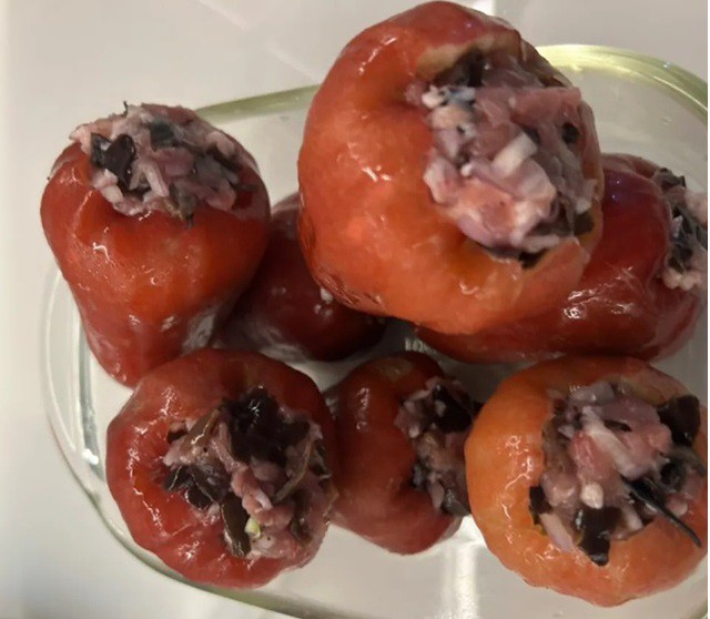 Canh roi nhồi thịt