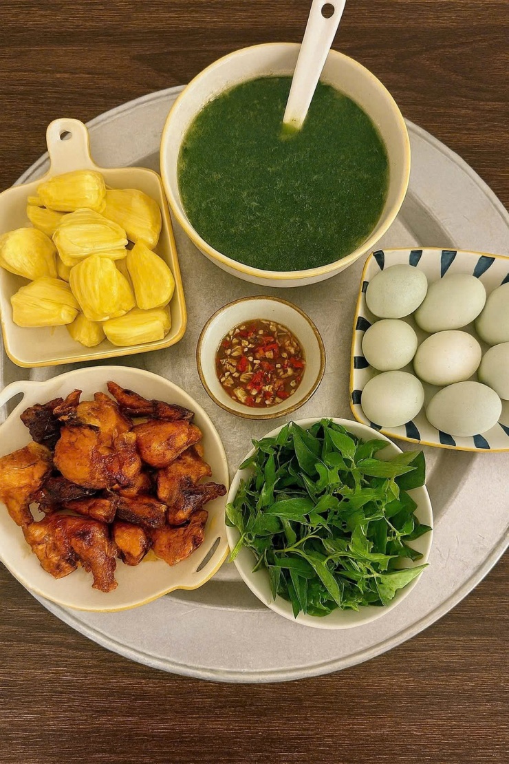 Thực đơn mùa thu thanh đạm mà vẫn đủ chất.