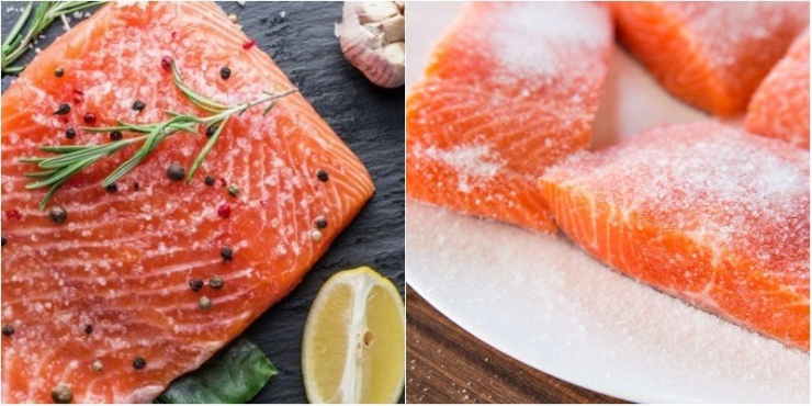 Lỗi khi chế biến cá hồi