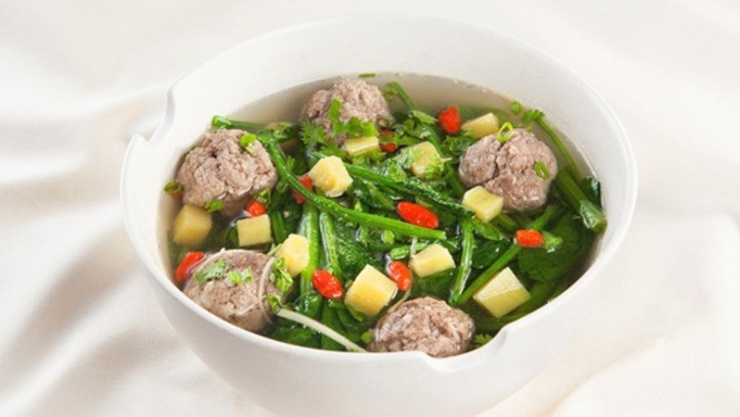 Canh cải bó xôi