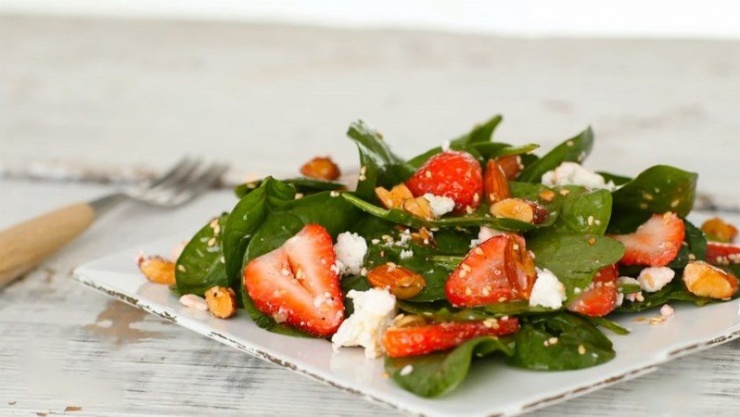 Salad cải bó xôi