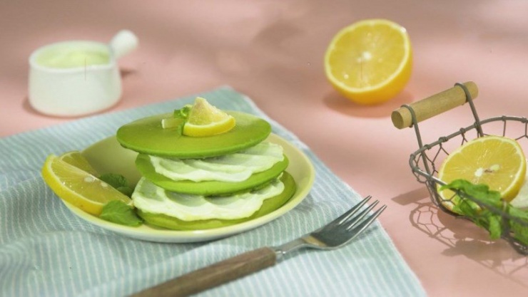 Pancake cải bó xôi