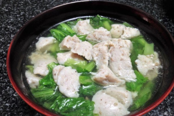 Canh cải bẹ xanh cá thác lác