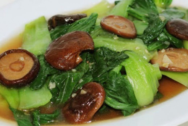 Cải bẹ xanh xào chay