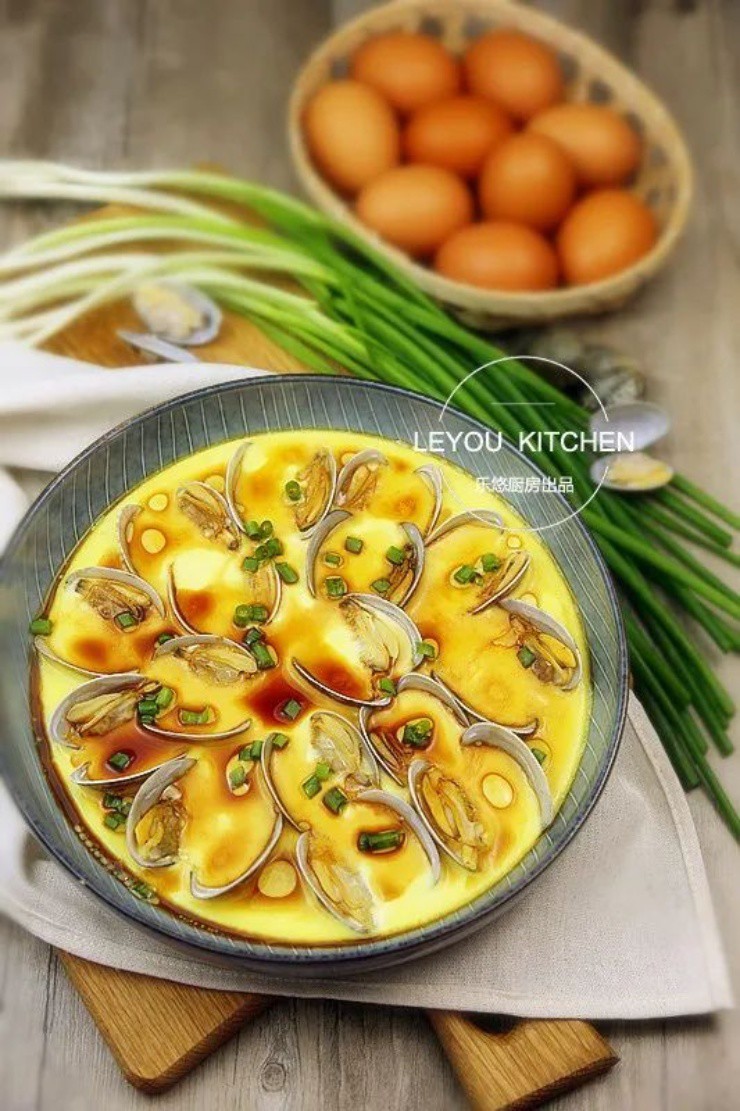 Trứng hấp nghêu