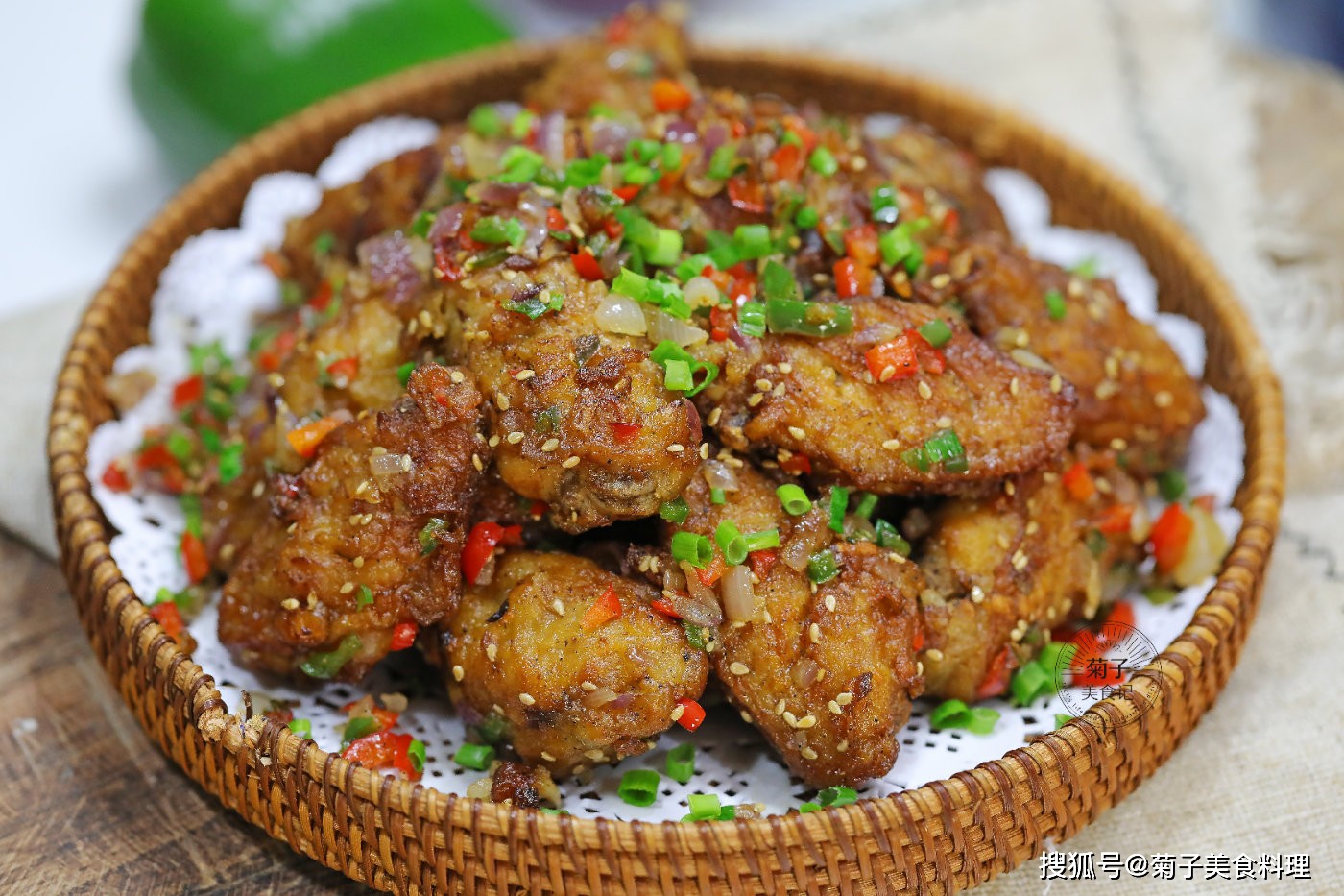 Món cánh gà hoàn thành